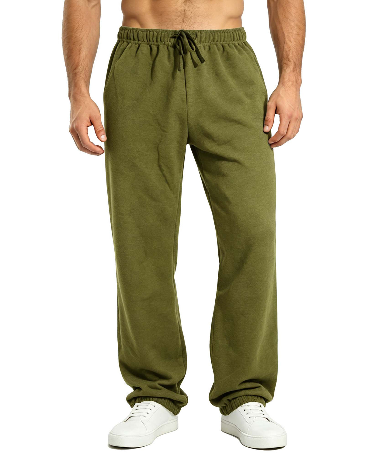 REDESS Mens Sweatpants with Pockets Stretch Soft Jogger Sweatpants for Workout Running Basketball Daily Casual Wear