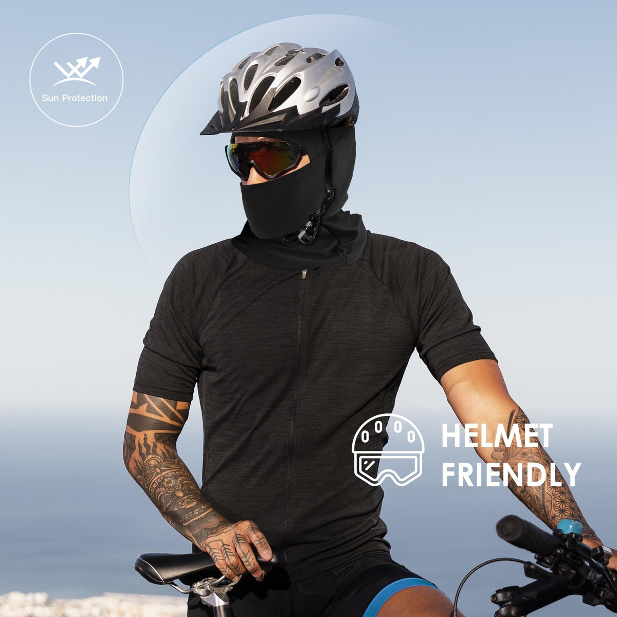 REDESS Balaclava Face Mask for Men and Women Winter Windproof Breathable Lightweight Ski Mask, Black, 3-Pack