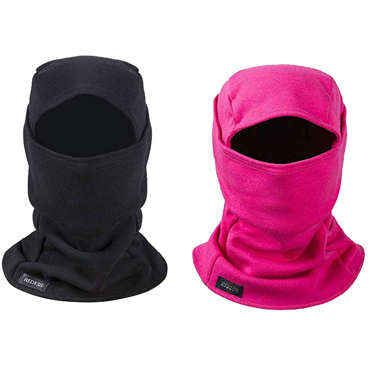 REDESS Balaclava Face Mask for Men/Women,Warm Fleece Windproof Ski Mask and Motorcycle,Warmer Winter Sports Cap Black