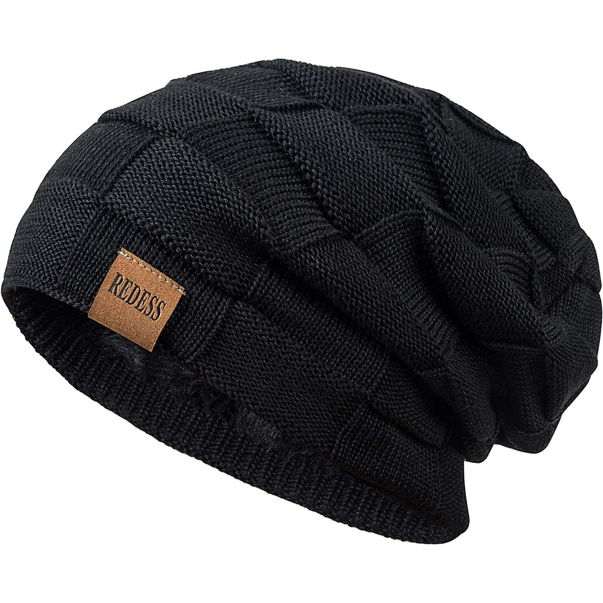 REDESS Beanie Hat for Men and Women Winter Warm Hats Knit Slouchy Thick Skull Cap