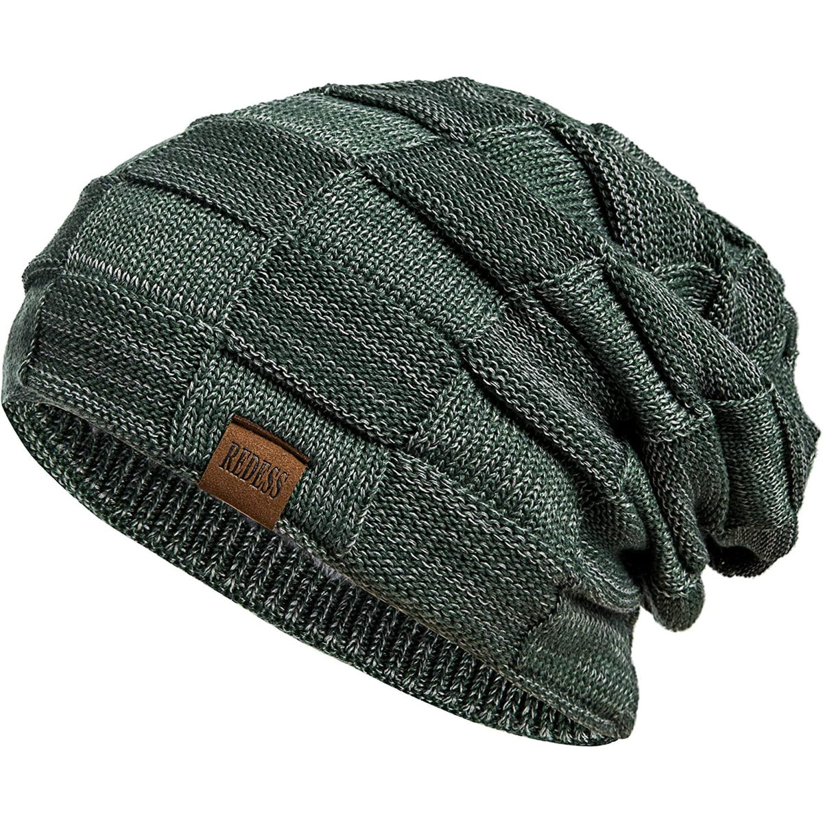 REDESS Beanie Hat for Men and Women Winter Warm Hats Knit Slouchy Thick Skull Cap