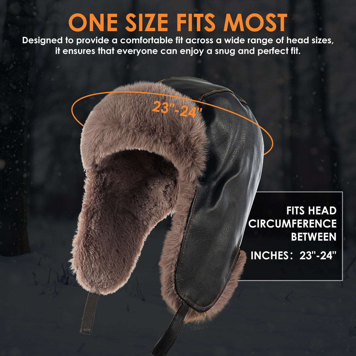REDESS Men's Trapper Hat Winter Warm Waterproof Hat with Ear Flaps for Men and Women,Green