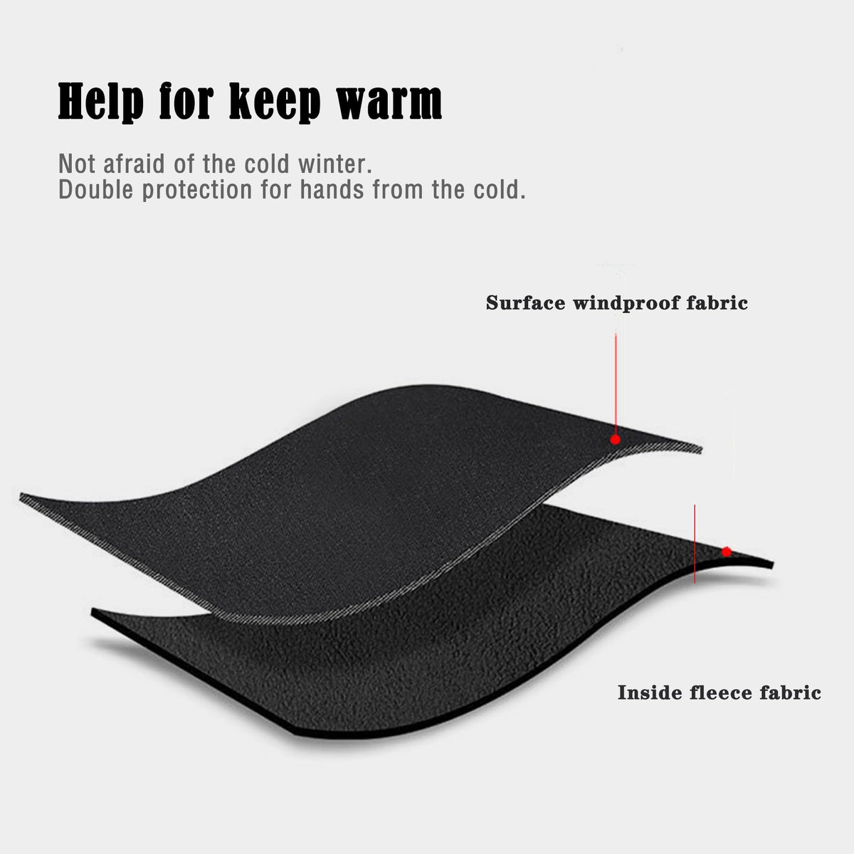 REDESS Running Gloves for Men and Women with Touchscreen,Winter Black Gloves for Running Skiing Driving