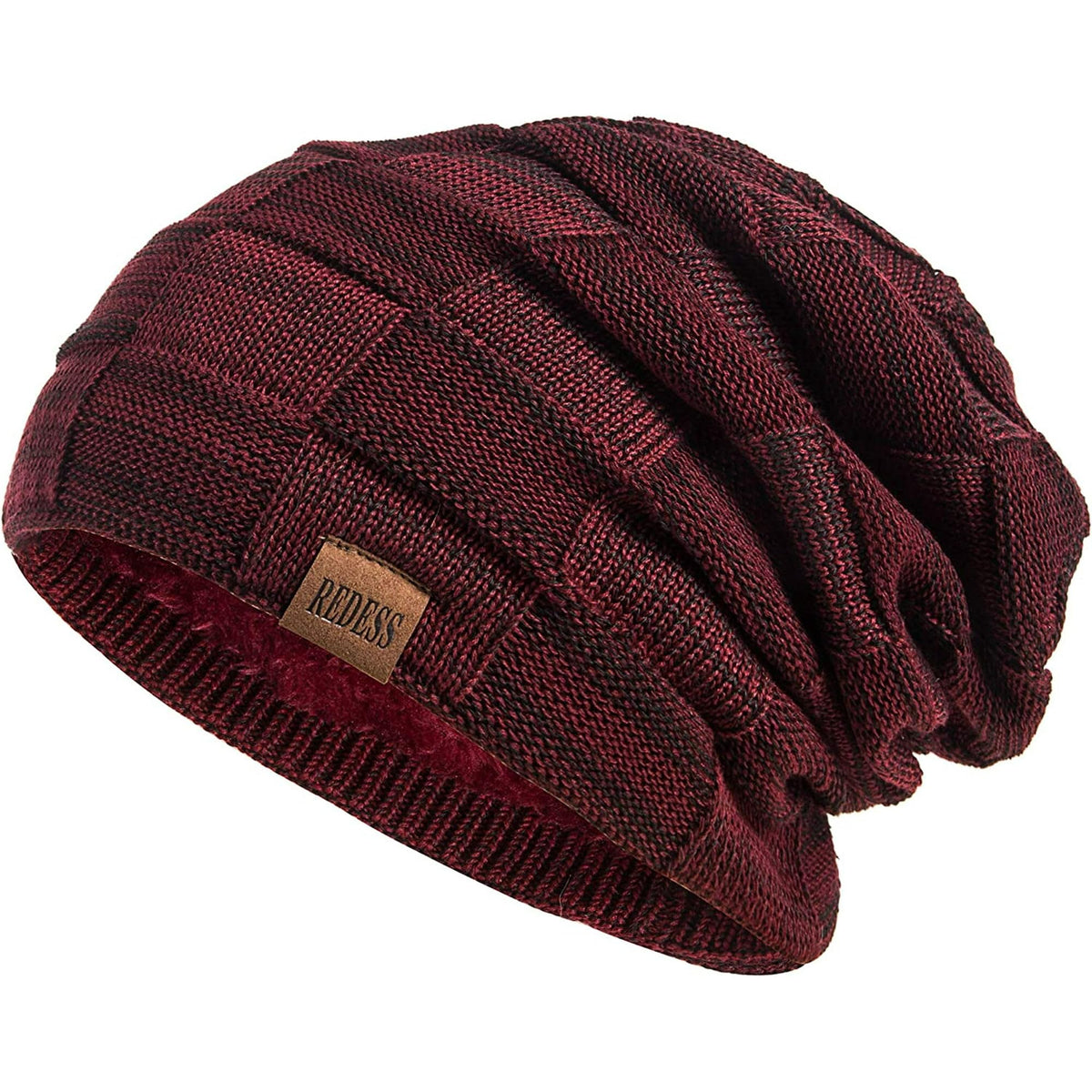 REDESS Beanie Hat for Men and Women Winter Warm Hats Knit Slouchy Thick Skull Cap