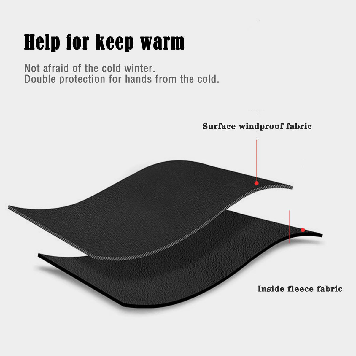 REDESS Mens Womens Winter Gloves with Touchscreen,Black Gloves for Sports Running Skiing Driving Cycling