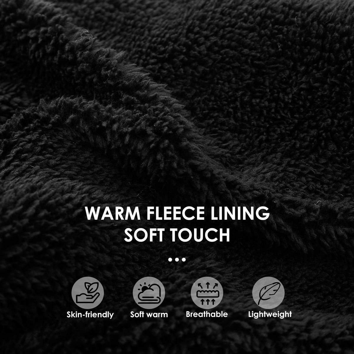 REDESS Winter Beanie Hats for Women Knit Beanie with Adjustable Drawstring Warm Hooded Skull Cap,Black