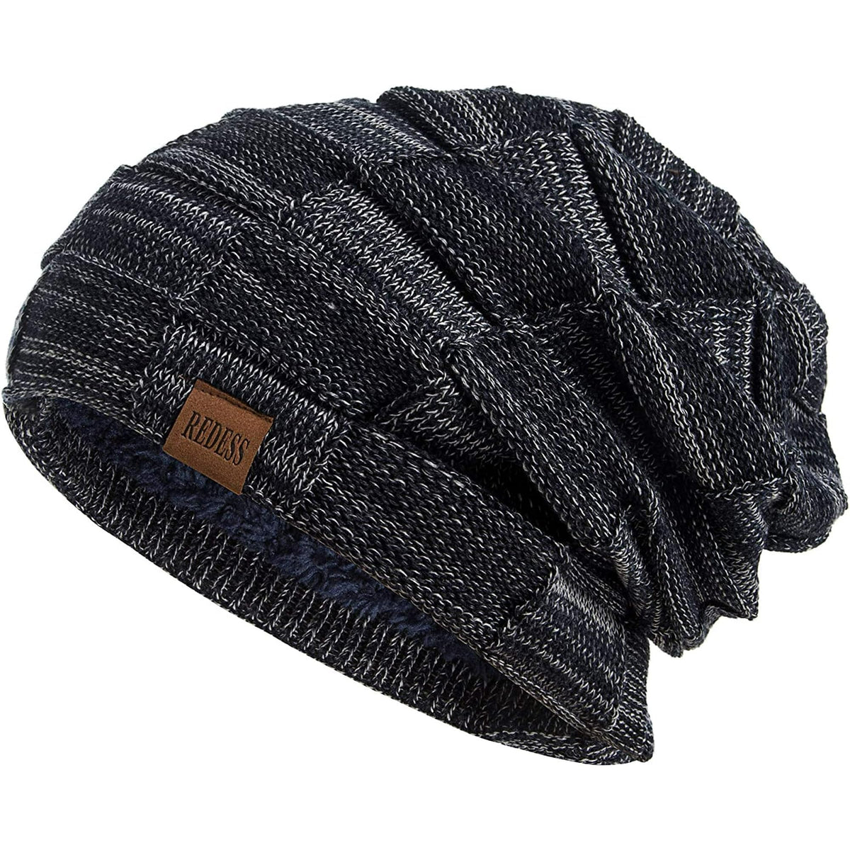 REDESS Beanie Hat for Men and Women Winter Warm Hats Knit Slouchy Thick Skull Cap